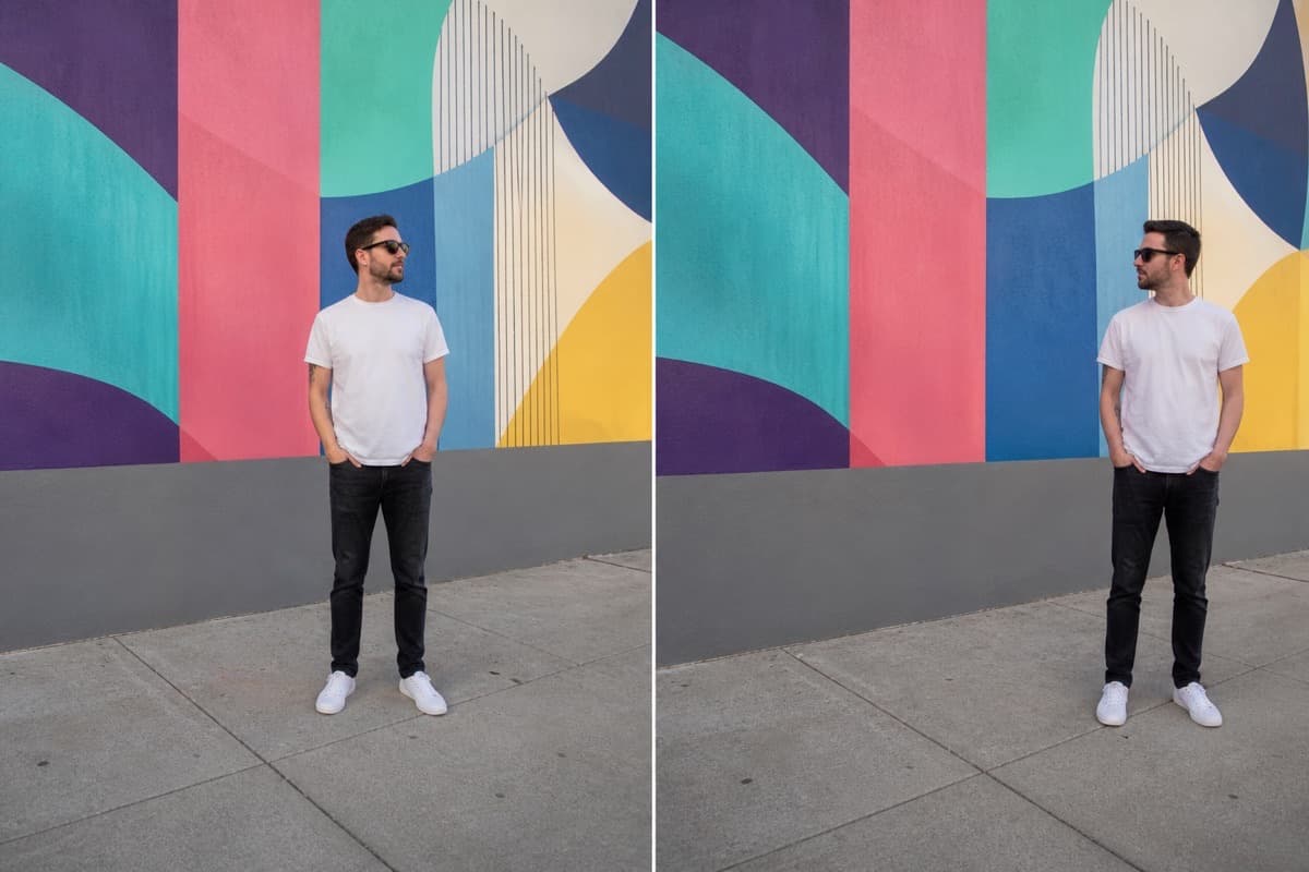 Centered by habit compared with Placed with intent for rule of thirds and subject placement